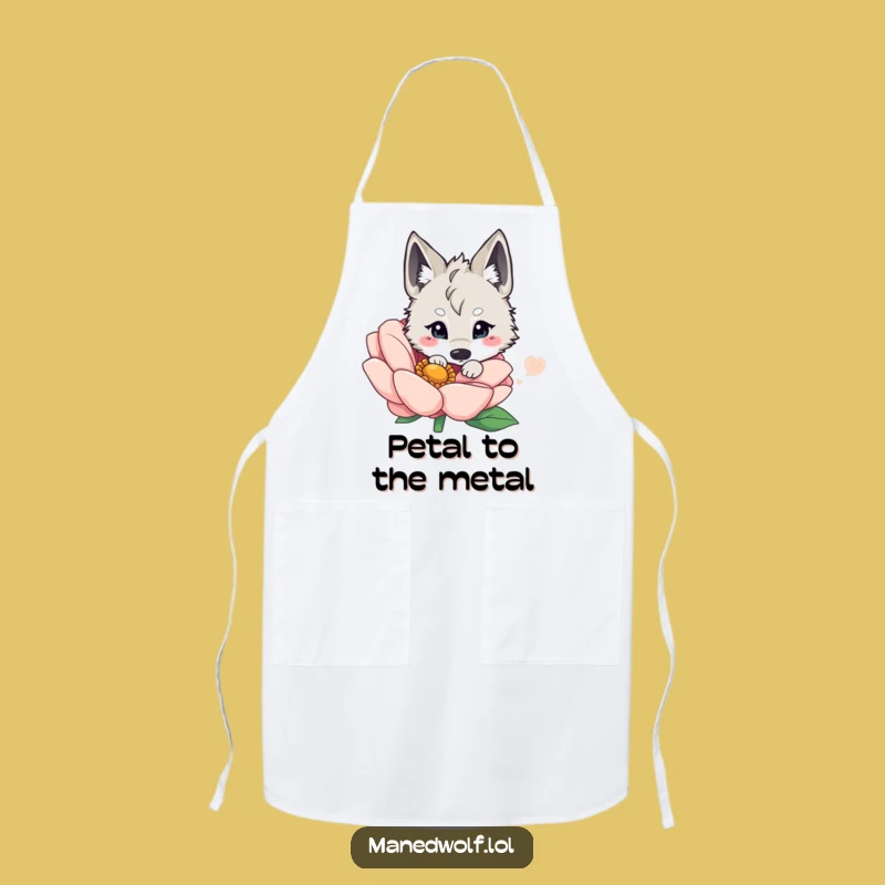 Funny Kawaii Maned Wolf Apron - Cute Chef Kitchen Wear Gift