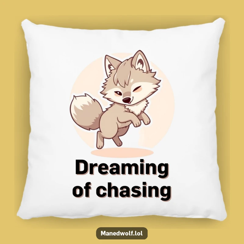 Funny Maned Wolf Pillow: Cozy Up with This Playful Canine Comfort