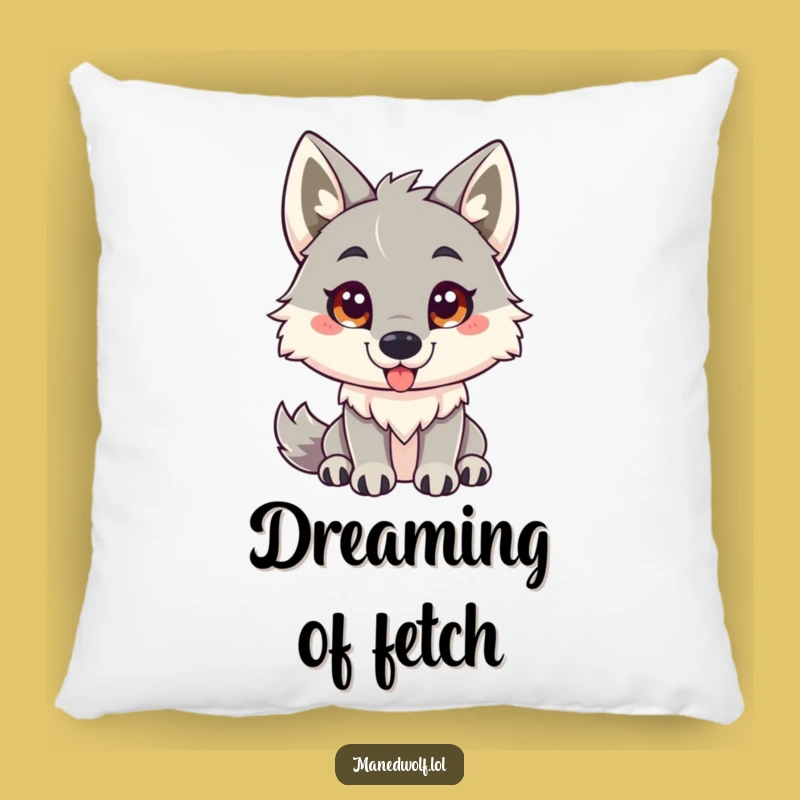 Funny Friendly Maned Wolf Pillow - Cuddle Up with Fun