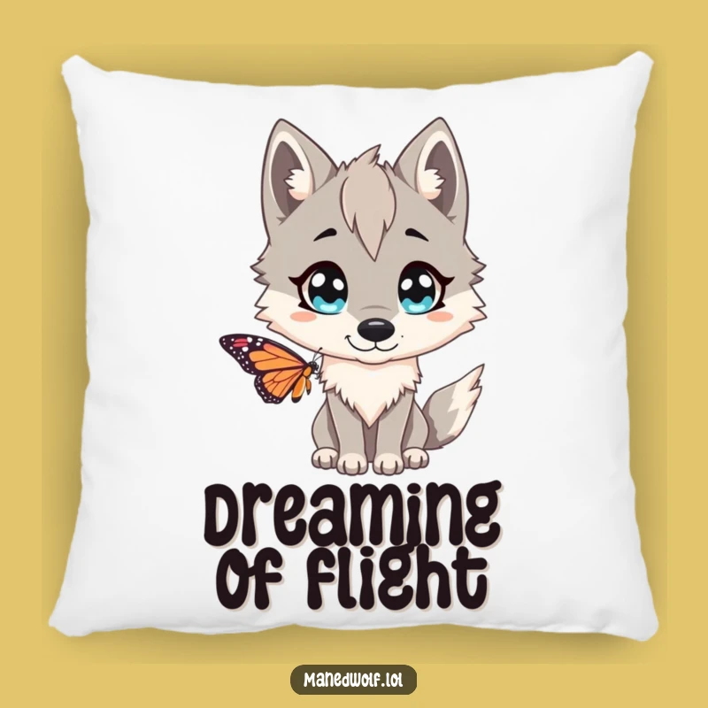 Funny Maned Wolf Surprise Pillow - Cuddle Up with Wonder!