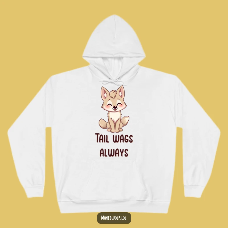 Cozy Funny Playful Maned Wolf Hoodie - Warm Welcoming Gift