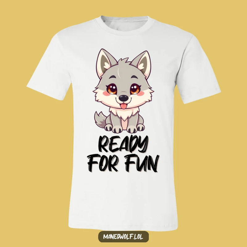 Funny Playful Maned Wolf T-Shirt - Unleash Your Fun Side