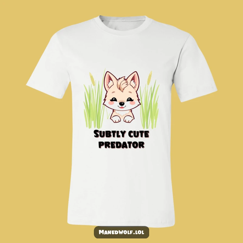 Kawaii Maned Wolf T-Shirt: Wear Your Funny, Cute Personality Proudly!